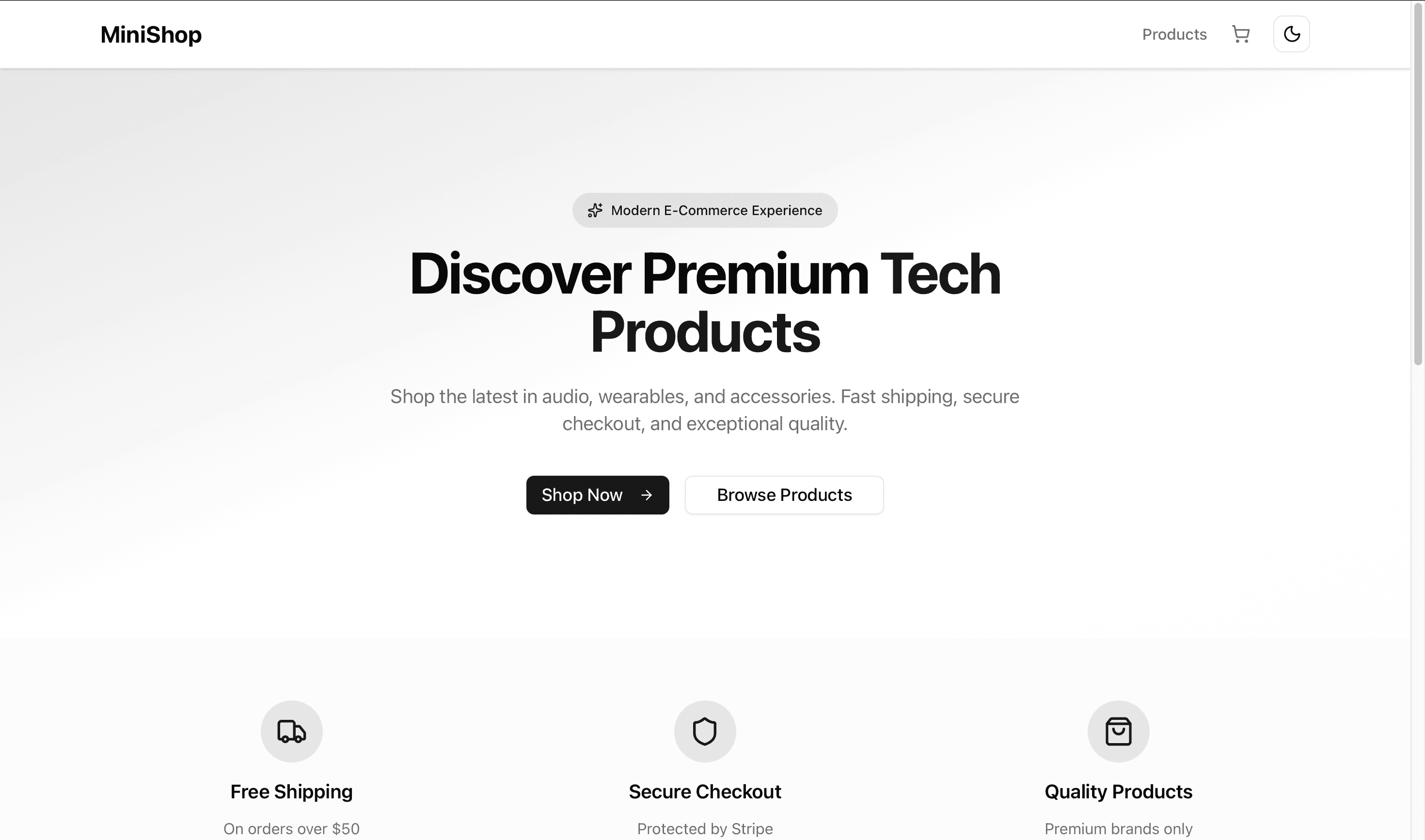 E-Commerce preview